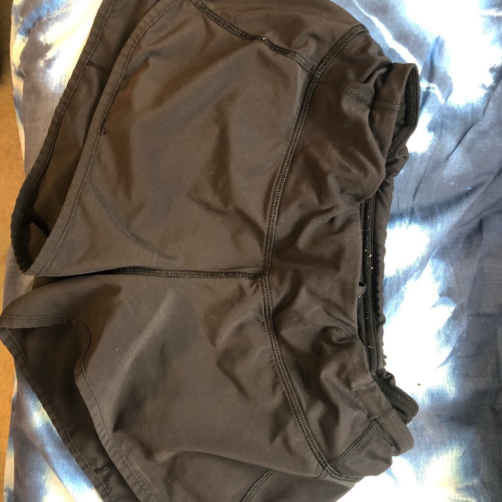 black lulu shorts